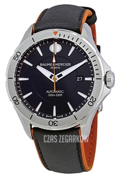 Baume & Mercier Clifton Czarny/Skóra Ø42 mm M0A10338