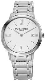 Baume & Mercier Classima Biały/Stal Ø36.5 mm M0A10356