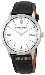 Baume & Mercier Classima Biały/Skóra Ø42 mm M0A10414