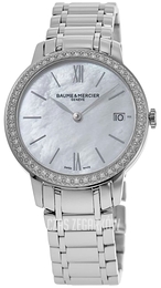 Baume & Mercier Classima Biały/Stal Ø31 mm M0A10478