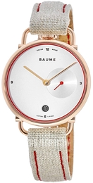 Baume & Mercier Eco-Friendly Biały/Skóra Ø35 mm M0A10602