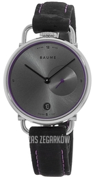 Baume & Mercier Eco-Friendly Szary/Skóra Ø35 mm M0A10604