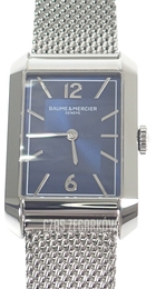 Baume & Mercier Hampton Niebieski/Stal 43x27 mm M0A10671