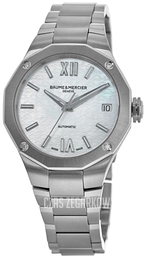 Baume & Mercier Riviera Biały/Stal Ø33 mm M0A10676