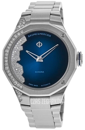 Baume & Mercier Riviera Niebieski/Stal Ø33 mm M0A10677