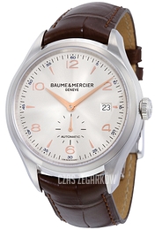 Baume & Mercier CLIFTON Srebrny/Skóra Ø41 mm MOA10054