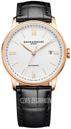 Baume & Mercier Classima Biały/Skóra Ø39 mm M0A10597