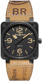 Bell & Ross Br 01-92 Czarny/Skóra BR-01-92-HERITAGE