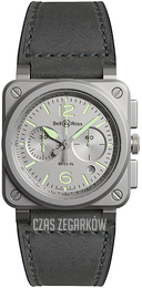 Bell & Ross Br 03-94 Srebrny/Skóra BR-03-94-HOROLUM