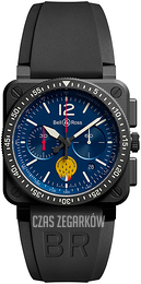 Bell & Ross Br 03-94 Niebieski/Guma BR0394-PAF1-CE/SRB