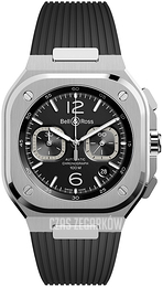 Bell & Ross Br 05 Czarny/Guma BR-05-CHRONO-BLACK-STEEL-RUBBER-