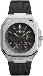 Bell & Ross Br 05 Szkieletowa tarczy/Guma BR-05-SKELETON-NIGHTLUM-RUBBER