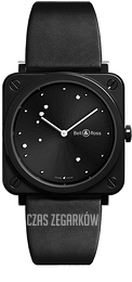 Bell & Ross Br S Quartz Czarny/Satyna BR-S-BLACK-DIAMOND-EAGLE
