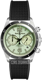 Bell & Ross Vintage Zielony/Guma Ø41 mm BR-V2-94-FULL-LUM