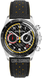 Bell & Ross Vintage Czarny/Skóra Ø41 mm BR-V2-94-RS18-CALFSKIN-STRAP
