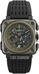 Bell & Ross Experimental Zielony/Guma BR-X1-MILITARY