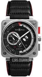 Bell & Ross BR 01-94 Czarny/Skóra Ø46 mm BR0194-B-ROCKET