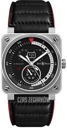 Bell & Ross BR 03-90 Czarny/Skóra Ø42 mm BR0390-B-ROCKET