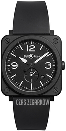 Bell & Ross BR S Quartz Czarny/Guma Ø39 mm BRS-BL-CEM