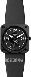 Bell & Ross BR S Quartz Czarny/Guma Ø39 mm BRS-BLC-MAT-SRB