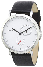 Bering Classic Biały/Skóra Ø40 mm 10540-409