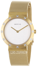 Bering Classic Biały/Stal w odcieniu złota Ø29 mm 10629-334