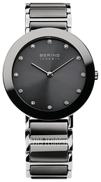Bering Ceramic Szary/Stal Ø35 mm 11435-783