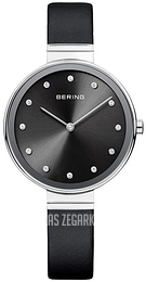 Bering Classic Czarny/Skóra Ø34 mm 12034-602