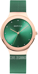 Bering Classic Zielony/Stal Ø34 mm 12934-868