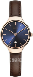 Bering Classic Niebieski/Skóra Ø26 mm 13328-567