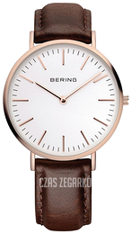 Bering Classic Biały/Skóra Ø38 mm 13738-564