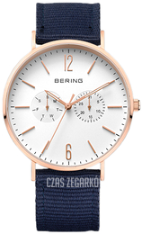 Bering Classic Biały/Tkanina Ø40 mm 14240-864