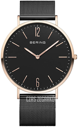 Bering Classic Czarny/Stal Ø41 mm 14241-166