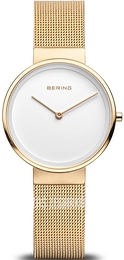Bering Classic Biały/Stal w odcieniu złota Ø31 mm 14531-334