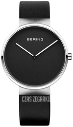 Bering Classic Czarny/Skóra Ø39 mm 14539-402