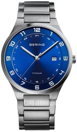 Bering Titanium Niebieski/Tytan Ø39 mm 15139-707