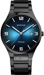 Bering Titanium Niebieski/Tytan Ø40 mm 15240-727