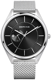 Bering Czarny/Stal Ø43 mm 16243-077