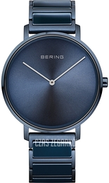 Bering Ceramic Niebieski/Stal Ø39 mm 18539-797