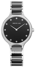 Bering Ceramic Czarny/Stal Ø34 mm 30434-742
