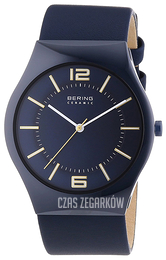 Bering Ceramic Niebieski/Skóra Ø39 mm 32039-880