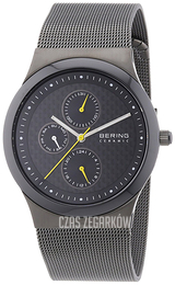 Bering Ceramic Czarny/Stal Ø39 mm 32139-222