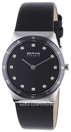 Bering Ceramic Czarny/Skóra Ø30 mm 32230-448