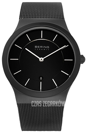 Bering Ceramic Czarny/Stal Ø40 mm 32239-342