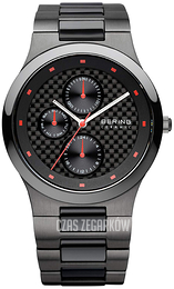 Bering Ceramic Czarny/Stal Ø39 mm 32339-AZ1