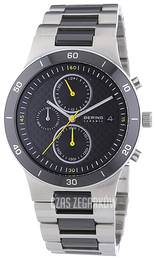 Bering Ceramic Czarny/Stal Ø41 mm 33341-749