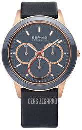 Bering Ceramic Szary/Skóra Ø40 mm 33840-467