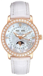 Blancpain Villeret Biały/Skóra Ø35 mm 3663-2954-55B