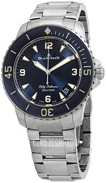 Blancpain Fifty Fathoms Niebieski/Tytan Ø45 mm 5015-12B40-98B