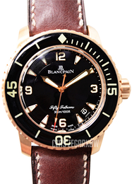 Blancpain Fifty Fathoms Czarny/Guma Ø45 mm 5015A-3630-63B